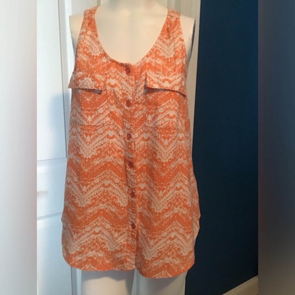 Kenar Aztec print racerback Top